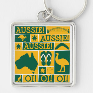 Australia Day Key Ring