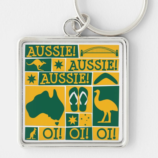 Australia Day Key Ring (Front)