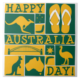 Australia Day Tile