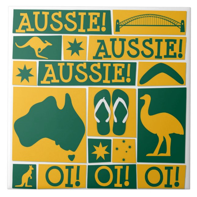 Australia Day Tile (Front)