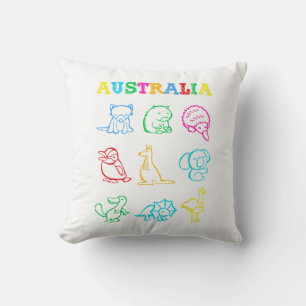 Australia Day Toddler Shirt Funny Animals Australi Cushion