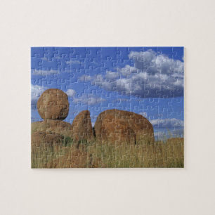 Australia, Devil's Marbles. Spherical sandstone Jigsaw Puzzle