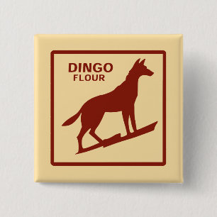 Australia - Dingo Flour 15 Cm Square Badge