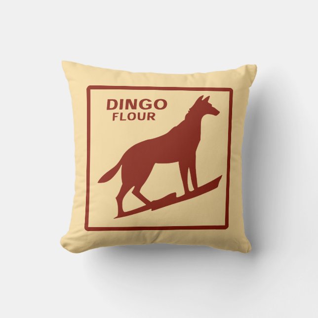 Australia - Dingo Flour Cushion (Front)