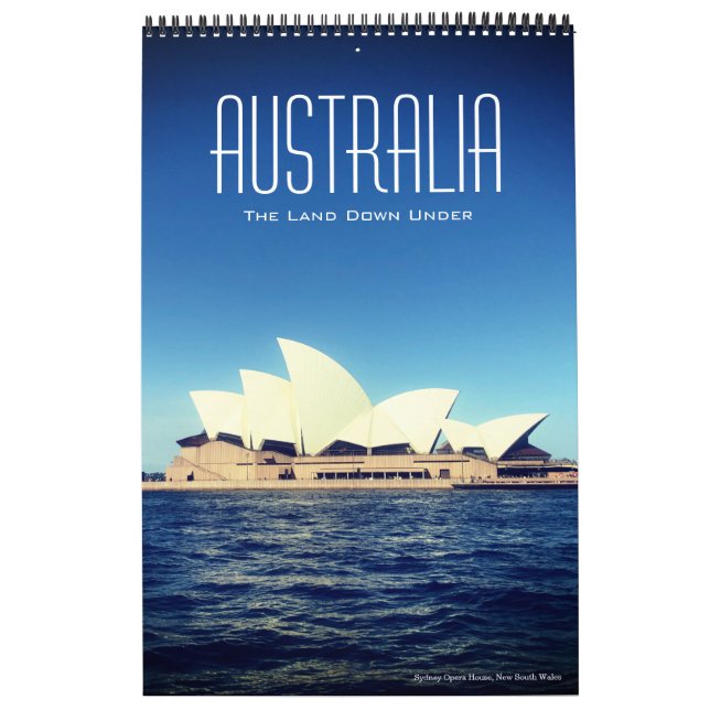 australia down under 2026 (with locations) calendar (Cover)