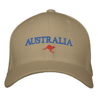 Australia Embroidered Hat
