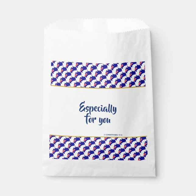 AUSTRALIA Especially For You Christian Scripture Favour Bags (Front)