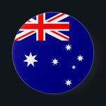 Australia Flag 7.5 Cm Round Badge<br><div class="desc">Australia Flag</div>