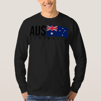 AUSTRALIA FLAG AUSTRALIAN COUNTRY CODE AUS SPORTS T-Shirt