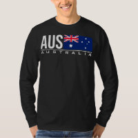AUSTRALIA FLAG AUSTRALIAN COUNTRY CODE AUS SPORTS