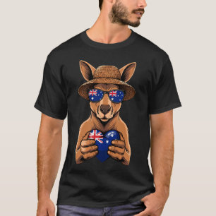Australia Flag Australian Kangaroo 1 T-Shirt