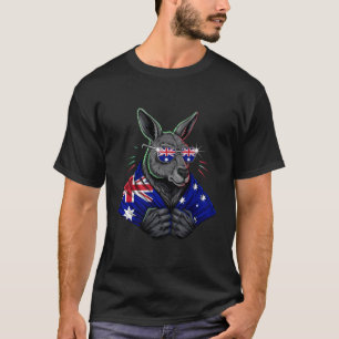 Australia Flag Australian Kangaroo T-Shirt
