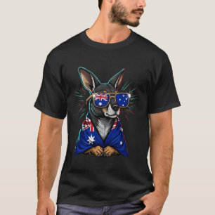 Australia Flag Australian Kangaroo T-Shirt