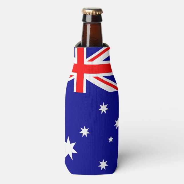 Australia Flag Bottle Cooler (Bottle Front)