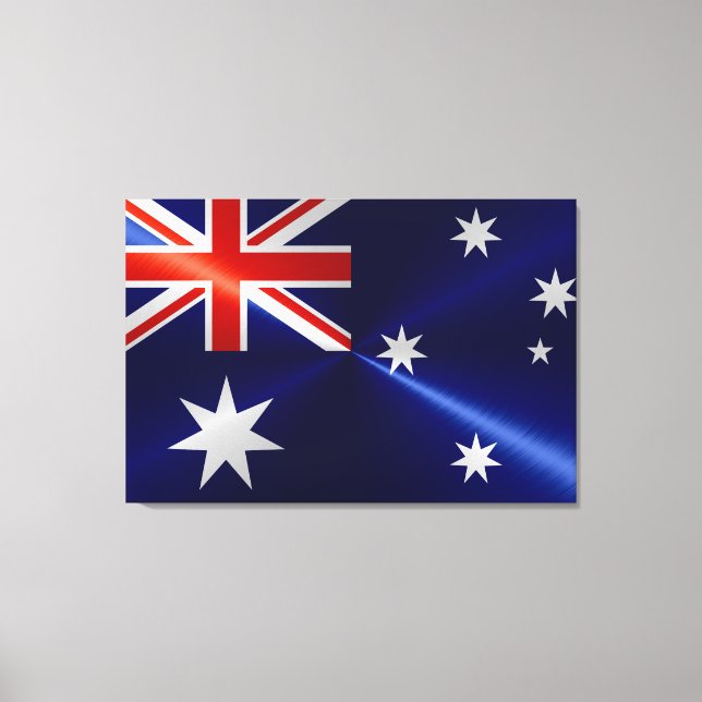 Australia Flag Canvas Print (Front)