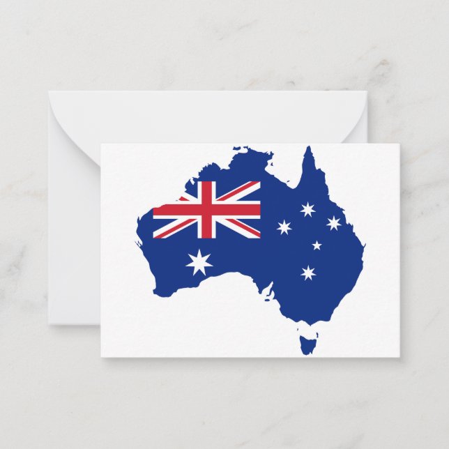Australia flag card (Front)
