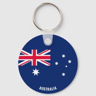 Australia Flag Charming Patriotic Key Ring