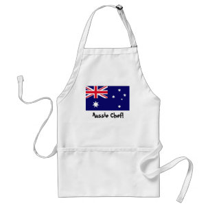 Australia flag chef apron