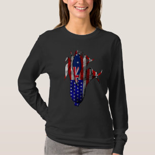 Australia Flag Corn Usa Flag Australian Pride Retr T-Shirt