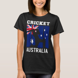 Australia Flag Cricket Fans Player Coach Australia T-Shirt
