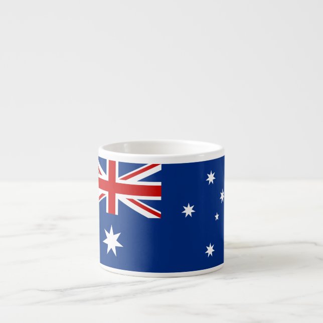 Australia flag espresso cup (Front)