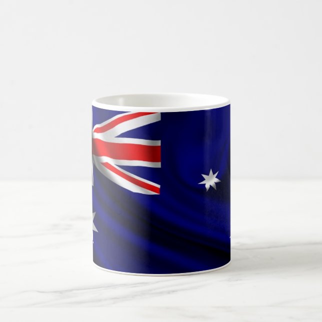 Australia Flag Fabric Coffee Mug (Center)