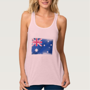Australia Flag Fadeout Singlet
