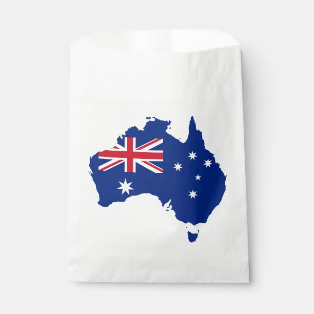 Australia flag favour bags (Front)
