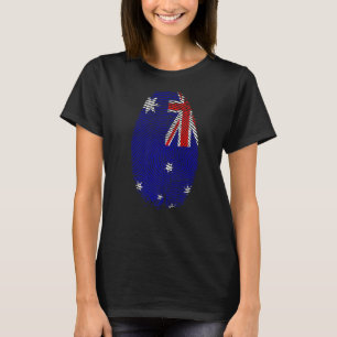 Australia Flag Fingerprint It is in my DNA Gift Au T-Shirt