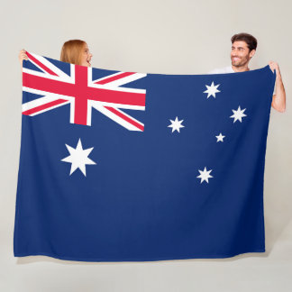 Australia Flag Fleece Blanket