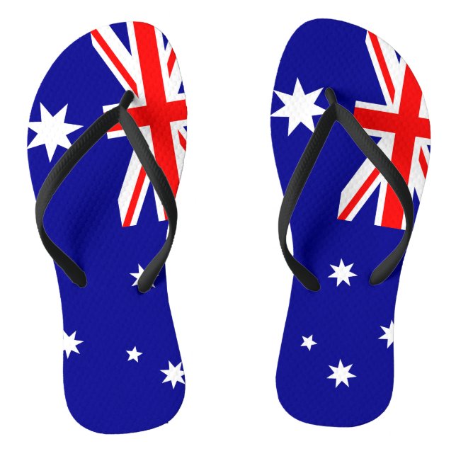 Australia Flag Jandals (Footbed)