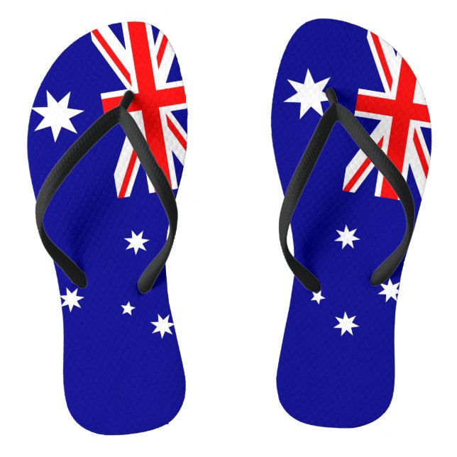 Australia Flag Jandals (Footbed)