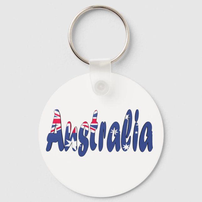 Australia Flag Key Ring (Front)
