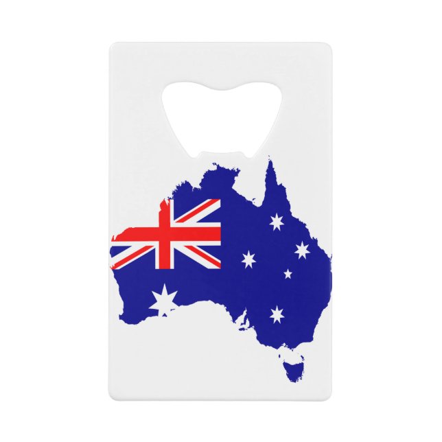 Australia Flag Map (Front)