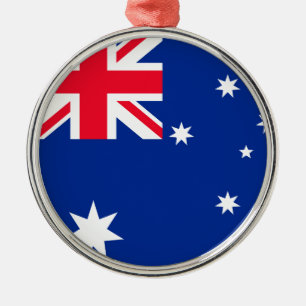 Australia Flag Metal Tree Decoration