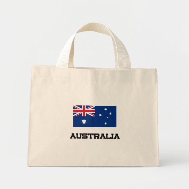 Australia Flag Mini Tote Bag (Front)