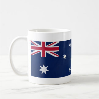 Australia Flag Mug with Name of National Anthem