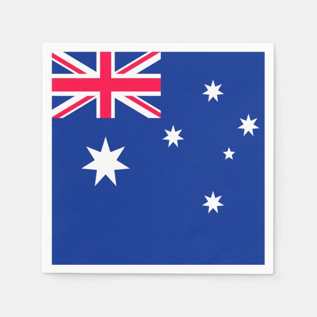 Australia Flag Napkin (Front)