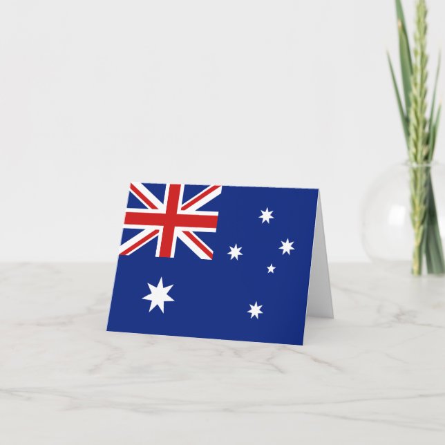 Australia Flag Notecard (Front)