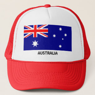 Australia: Flag of Australia Trucker Hat