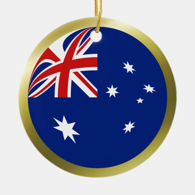 Australia Flag Ornament (Front)