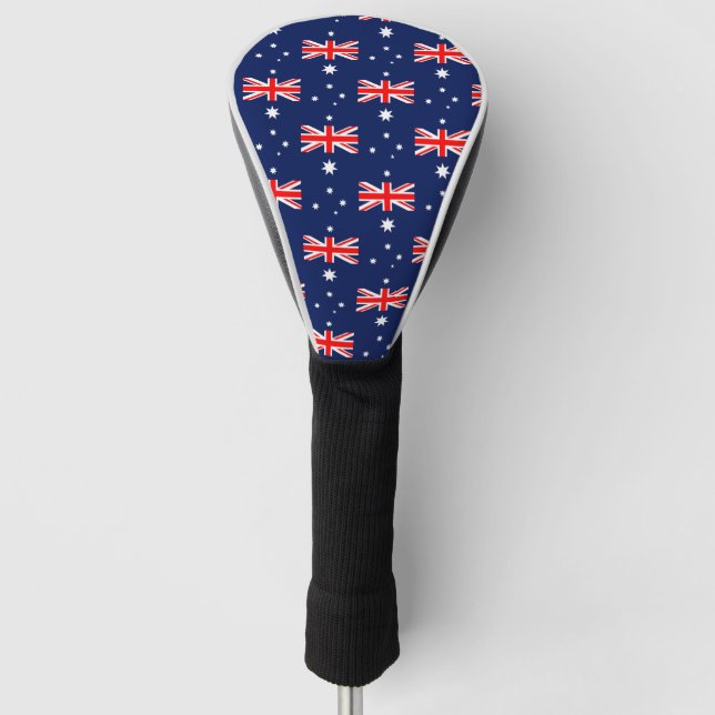 Australia flag pattern golf head cover (Front)