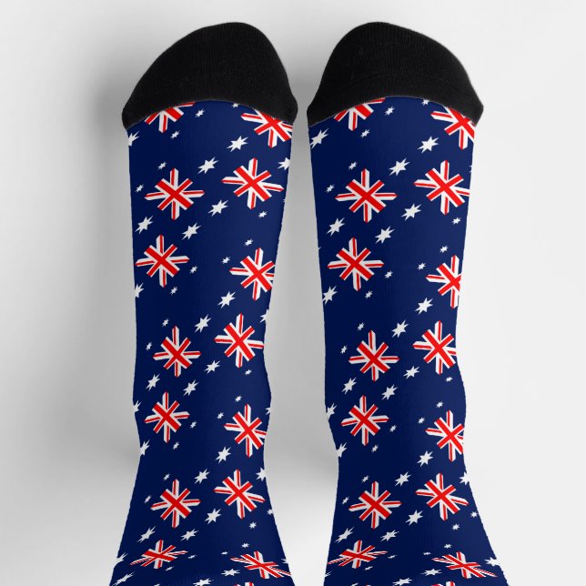 Australia flag pattern socks (Top)