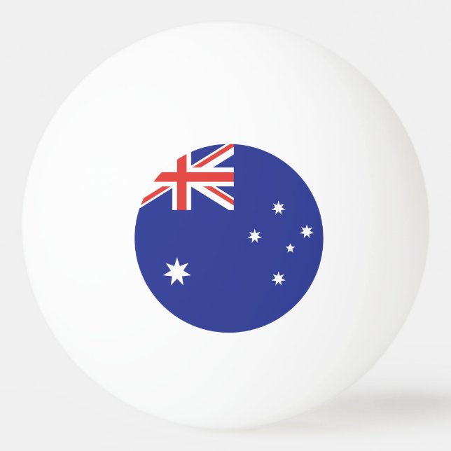 Australia Flag Ping Pong Ball (Front)