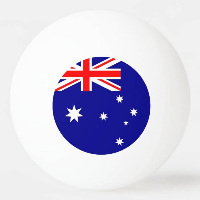 Australia Flag Ping Pong Ball (Front)