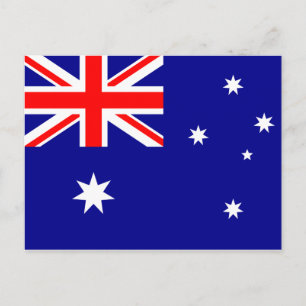 Australia Flag Postcard
