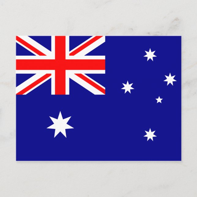 Australia Flag Postcard (Front)