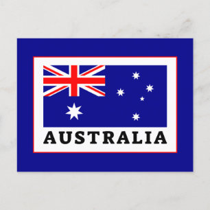 Australia Flag Postcard