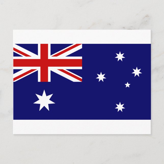 Australia Flag Postcard (Front)