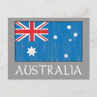 Australia Flag Postcard